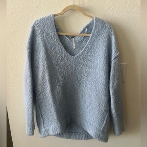 Free People Blue Sweater